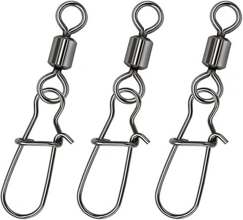 Fishing Speed Clips, Stainless Steel Quick Change Swivel Snap for Lures in Kuwait