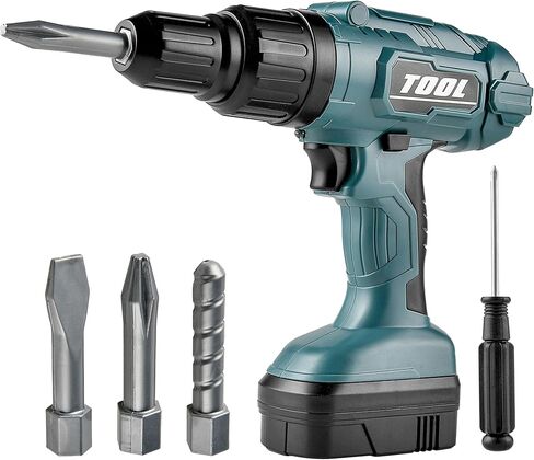 Bellochiddo Electric Toy Drill - Pray Play Power Tools Set - Construction Toddler Tool With With Wresistic Light و Sound - Preschool Gift for Boys & Girls (Red) in Kuwait