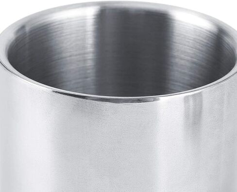 Stainless Steel Coffee Mug With Lid And Handle 7.5oz/220ml Unbreakable Metal Cup Double Wall Camping Cup Travel Coffee Mugs Shatterproof Tea Cup Camping Mug Stainless Steel Cup in Kuwait