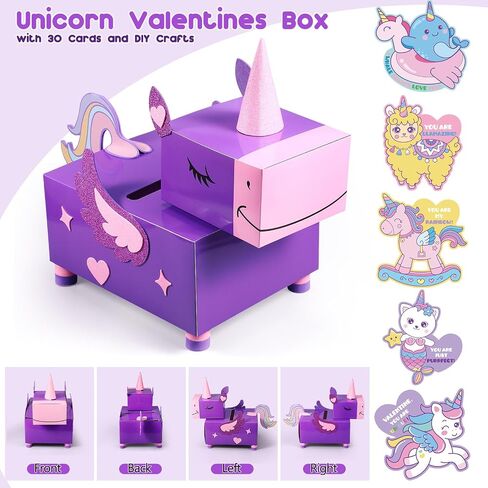 Pasimy DIY Valentines Card Boxes with 30 Insect Greeting Cards DIY Valentine Ladybug Mailbox Craft Kits Valentine's Day Love Bug Party Favor Sets for Kids School Classroom Gifts Exchange in Saudi Arabia