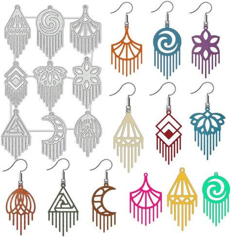 BENECREAT 2Pcs Beach Palm Tree Cutting Dies, Dog Cat Silhouette Stencils Coconut Tree Decorative Embossing Stencils for Scrapbooking, Photo Album, Greeting Card Making in Saudi Arabia