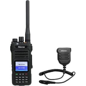 Retevis Ailunce HA1UV Ham Radio,Dual Band Handheld Radio with Cable,IP67 Waterproof,USB-C Rechargeable,2800mAh Battery,NOAA Weather Receiver,Long Range Handheld Walkie Talkies for Emergency(1 Pack)