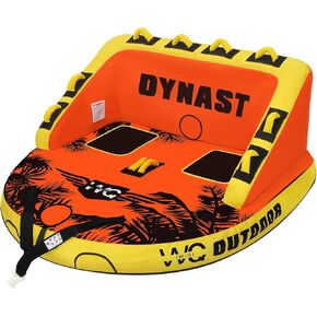 Heavy-Duty Towable Tube for Boating, Boat Tubes with 840D Nylon Cover, Inflatable Water Sport Towables with Front Back Tow Points, Super Sofa Design