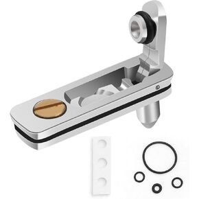 Lighter Gasket Seal Compatible with Zippo, Metal Repair Kit with Cotton Felt Pad, Anti-Evaporation Accessories for Lighter Insert Replacement Parts, Anti-Leak, Silver