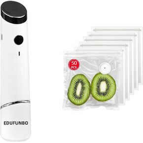 Handheld Vacuum Sealer for Food, Protable Compact Vacuum Sealer (Vacuum Sealers+ 30 Reusable Vacuum Seal Bags)