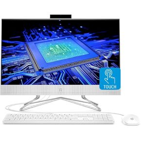HP 27-inch All-in-One Desktop PC - Microsoft Office Lifetime • Intel Ultra 7-155U • FHD Touchscreen Display • Windows 11 Pro • Wired KB&Mouse • Business AIO for Everyday Use (64GB RAM, 2TB SSD)