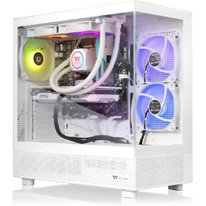 Thermaltake LCGS View 7870TS-270 Gaming Desktop (AMD Ryzen™ 7 7800X3D, ToughRam 32GB DDR5 6400MT/s RGB Memory, NVIDIA® GeForce RTX™ 5070 Ti, 2TB NVMe M.2, WiFi, Windows 11) V27S-B850-57T-LCS