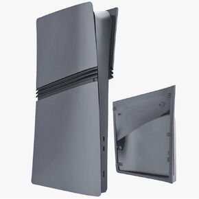 Hard Faceplate Plates Replacement for PS5 Pro Digital/Disc Edition Cover Side Panel Shell Grey (Digital Version)