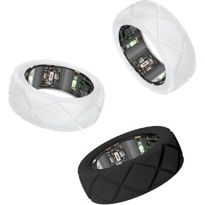 for Oura Ring/Samsung Galaxy Ring/Ultrahuman Ring Air Protector, Ring Conn Cover - Silicone Durable Case Working Out for Oura Ring Gen 3/Samsung Galaxy Ring/Ring Conn (3 Packs,M(11/12/13))