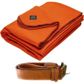 Arcturus Bundle Ember Wool Blanket and Blanket Strap Bundle