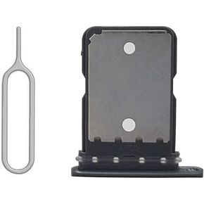 SIM Card Tray Holder Slot with Rubber Waterproof Gasket Replacement incl. Open Eject Tool for Google Pixel 5 Black