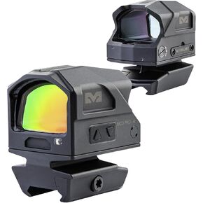 Meprolight MCO PRO Enclosed Red Dot Sight for Rifle, Carbine, Shotgun - 3 Segment SpeedRing Reticle, Waterproof, Night Vision, Shake Awake Optic, Includes MIL-STD-1913 Picatinny Mount