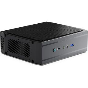 MINISFORUM NAD9 Mini PC Intel Core i9-12900H(14C/20T) up to 5.0 GHz, 16GB DDR4 RAM 512GB SSD Mini Desktop Computer, 2xHDMI / 2xUSB-C 4K@60Hz Outputs, 2X 2.5 inch SATA HDD Slots, 2.5GbE LAN (Renewed)