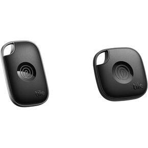Tile by Life360 Pro (2024) – Potente paquete de rastreador Bluetooth, localizador de llaves y de objetos para llaves, bolsas y más, Negro + Negro