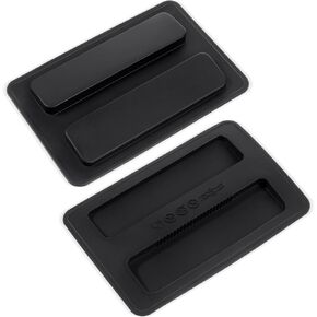 2PCS Toaster Cover Silicone Lid 7.01 x 4.09 In Bread Machine Dust Cases 2 Slice Silicone Breakfast Maker Accessories Reusable Washable Sandwich Machine Cover Toaster Appliances Top Protector