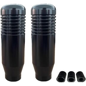 2 Pcs (Neon&Black Color) Gear Shifter Knobs and Adapter Replacement for Logitech G29 G920 G923 G27 Driving Force Stick - Aluminum Weighted Shift Knob - Gear Shifting Lever Handle