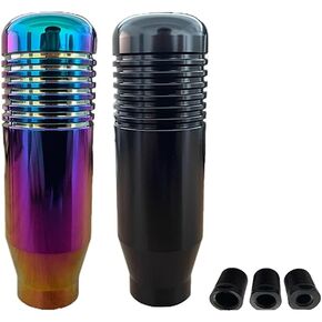 2 Pcs (Neon&Black Color) Gear Shifter Knobs and Adapter Replacement for Logitech G29 G920 G923 G27 Driving Force Stick - Aluminum Weighted Shift Knob - Gear Shifting Lever Handle in Kuwait