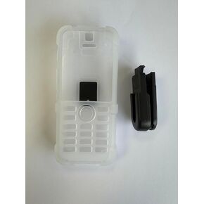 CISC0 8821 Clear Silicone case with Belt Clip