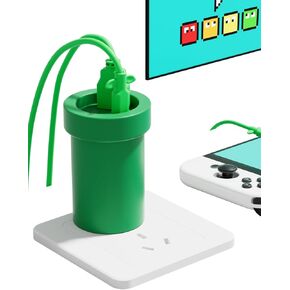محمول 65W GAN Switch Dock Charger Witch Cable متوافق مع Switch OLED/Switch ، محطة إرساء SWITH للتلفزيون ، إعداد ألعاب SWITH مع 4K 60Hz HDMI/USB-C PD الشحن السريع/USB 2.0 ، الأخضر