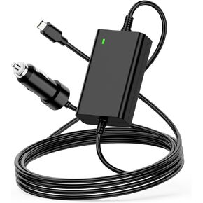 100W USB-C Laptop Car Charger for Dell Latitude/XPS/Precision,MacBook Pro/Air,HP Spectre/Elitebook,for Lenovo ThinkPad/Yoga/IdeaPad,Acer Chromebook/Swift,Google,for Samsung,Zenbook,Car Laptop Charger