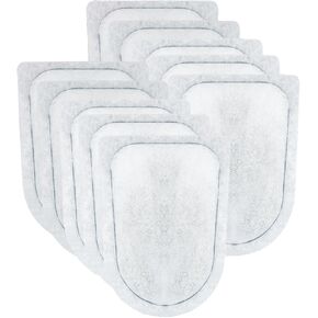 10 Pack EX Filter Cartridges for Tetra Aquariums, Compatible with Whisper EX30/EX45/EX70 Filters,Large Carbon Filter Cartridges for Tetra