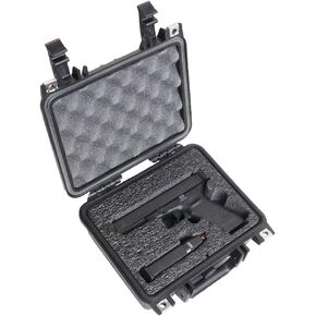 قضية نادي القضية لتناسب مجلات Glock 21 و 3. علبة مسبقة ، شاقة ، مقاومة للماء (تستوعب البصريات وتحت مرفقات البرميل)