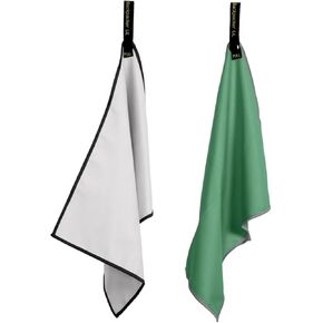 Ultralight Quick Drying Small 2 Pack Travel Camp Towel.