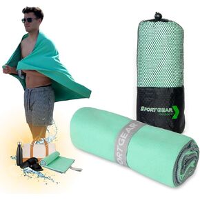 تخييم وسافر سريع الجافة مناشف المناشف الرياضية-المناشف الرياضية ، والمناشف العرق في الألياف الدقيقة ، والمناشف العرق للرجال والنساء ، ومناشف سفر تجف سريعة ، وركبات جافة سريعة للسفر in Kuwait