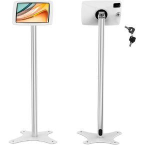 Tablet Floor Stand Anti-Theft Adjustable - Compatible with 10.9" iPad 10th, Pro 11" 1 2 3 4, Air 4 5, Air 11", iPad 11"(A16) - BSF302A