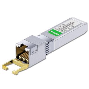 SFP+ to RJ45, 1.25g/2.5g/5g/10G-T Copper Transceiver Module, 10GBase-T SFP+, Compatible for Cisco SFP-10G-T-S, Ubiquiti UniFi UF-RJ45-10G, Mikrotik and More, 100ft/30M
