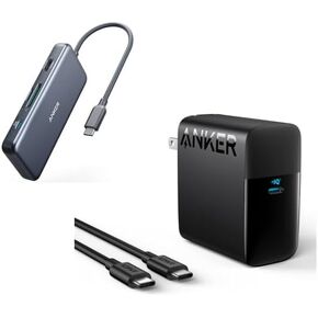 Anker 341 USB-C Hub (7-in-1) with 100W USB-C Charger