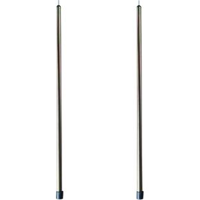 DANCHEL OUTDOOR Short Guy Poles for Canvas Bell Tent Camping, Windproof Galvanize Steel Durable Yurt Tent Unadjustable Pole Glamping Gear Accessories,80cm/31.5''