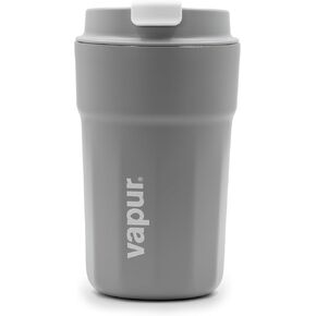 Vapur All Purpose Reusable Insulated Tumbler Cup with Flip Top Lid, Perfect for Morning Coffee and IceCold Drinks, Ideal for Travel and Fits in Most Cup Holders, 12 Ounce, Apricot, Pack of 1