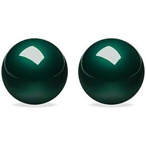 Perixx Peripro-303GLG Trackball, 1.34 Inch Replacement Ball for Perimice and M570, Glossy Green (Pack of 2)
