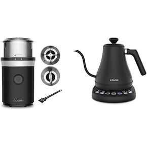 COSORI Electric Gooseneck and Coffee Grinder Electric for Spices, Seeds