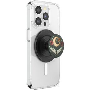 PopSockets Round Phone Grip Compatible with MagSafe, Adapter Ring Included, Phone Holder, Wireless Charging Compatible - One More Chapter Gloss