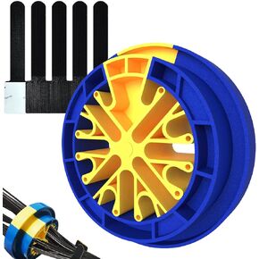 Wire Comb 1 Pack, Cable Organizer Tools, Cable Tidy Management for Ethernet Networking Cables, Cat6A, Ca7 or Other Wires Up to 1/4" in Diameter, Comes with 5 Magic Strip Ties to fix Cables.