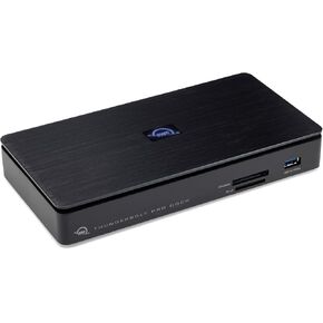OWC 14-Port Thunderbolt Dock ، 85W شحن ، (2) Thunderbolt 40 جيجابايت/ثانية (USB-C) ، (5) USB 3.2 Type-A ، USB 3.2 (10GB/S) Type-C ، Mini Displaypor