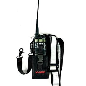 X-FIRE® Radio Strap DLX Large Washable Firefighter EMS 1st Responder Radio Shoulder/Duty Belt Holder w/Anti-Sway Strap. MOLLE/PALS. 1.5" Shoulder Strap w/ 3M Reflective and Moveable Mic Holder.
