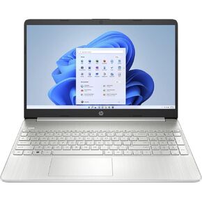 HP - 15.6" Touch-Screen Laptop - Intel Core i3-1115G4-8GB Memory - 256GB SSD - Bluetooth - Wi-Fi - Windows 11 - Natural Silver, W/GaLiMu