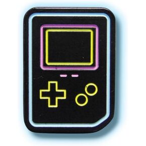 شارة Pin Boy Boy Boy Retro Game Boy ، أسود مع مخطط النيون ، 25 مم × 18.2 ملم ، سميكة 2 مم ، 80s عتيقة محلية محلية ، ملحق ألعاب النيون ، مثالي لحقائب الظهر والسترات والقبعات ، 25.0 ،