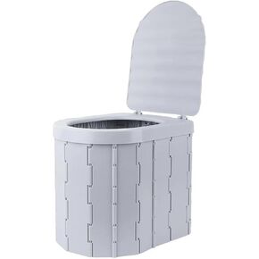 Portable Foldable Camping Toilet for Home, Car, and Camping (Model A)