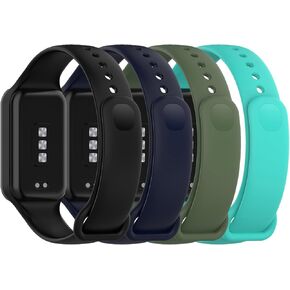 BabyValley Replacement Bands Compatible for Xiaomi smart Band 8 Active, Adjustable Silicone Band Accessory Straps Wristbands Bracelet Fit for Xiaomi smart Band 8 Active