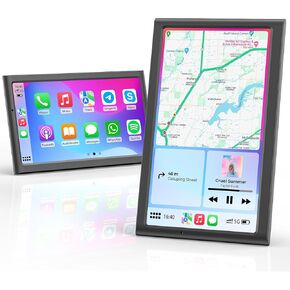7 "شاشة تشغيل لاسلكية 60 إطارًا في الثانية من طراز Apple Carplay & Android ، أوضاع التصوير والمناظر الطبيعية ، رابط المرآة ، Bluetooth ، التحكم الصوتي ، التنقل في GPS ، دعم كاميرا احتياطية اختيارية اختيارية