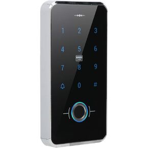 Card Reader Access Control, Card Reader Keypad Door Entry Fingerprint Touch Screen Door Keypad Security Access System for Home for Security