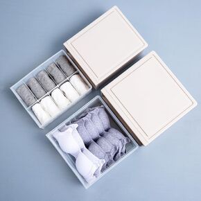 Installation-free, large capacity stackable office desktop storage, (M+L) desktop organization and 1 drawer divider organization, gray, Organize office desk accessories 、categorize files.