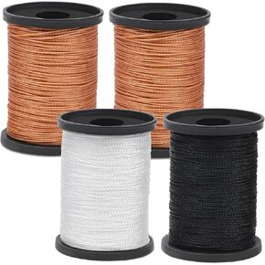 Upholstery Sewing Thread, 4 Packs Thread for Sewing, Strong Repair Upholstery Thread for Hand Sewing, Heavy Duty Thread for Furniture, Bags, Books Binding, Leather Repairing