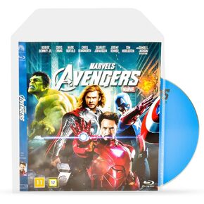 3L Fr 10283 Blu-Ray Case with Flap for Storing Records and Covers 150 x 155 mm Transparent Non-Perforated 50 Pieces