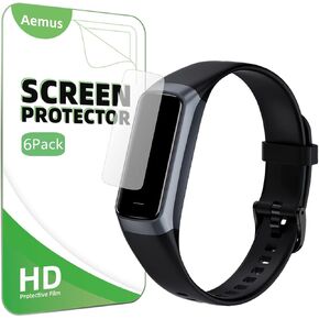 Screen Protector For C60 Fitness Tracker 1.1" (6 Pack) Clear TPU Soft Film Compatible for ZKSSGY, Bakoor Fitness Tracker Watch