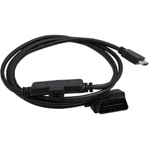 OBDII إلى HDMI واجهة كبل شاشة كبل قابس متوافق مع الحافة CS2 CTS2 CTS3 استبدال#: H00008000